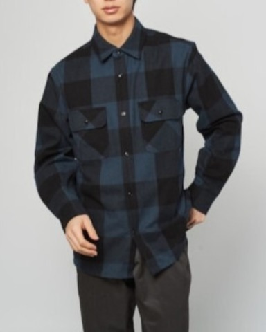 【BIG MIKE】HEAVY FLANNEL SHIRTS / BGY×BLK