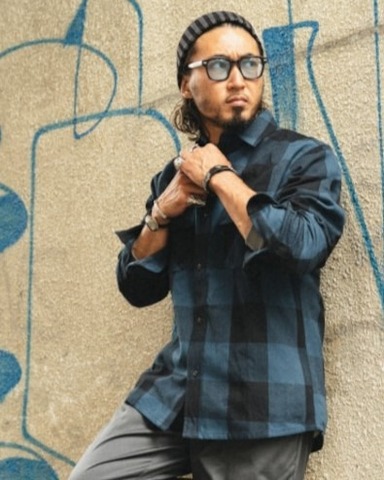 【BIG MIKE】HEAVY FLANNEL SHIRTS / BGY×BLK