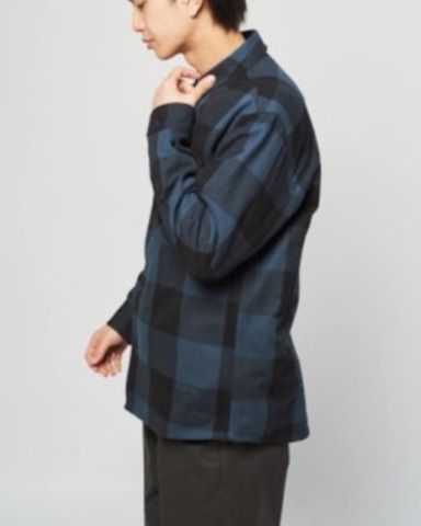 【BIG MIKE】HEAVY FLANNEL SHIRTS / BGY×BLK