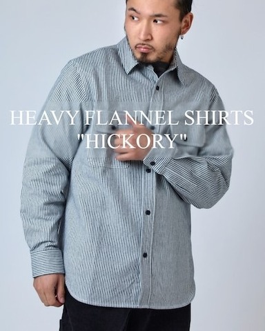 【BIG MIKE】HEAVY FLANNEL SHIRTS / HICKORY