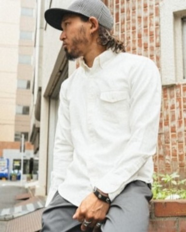 【BIG MIKE】OX FLAP POCKET L/S BD SHIRTS