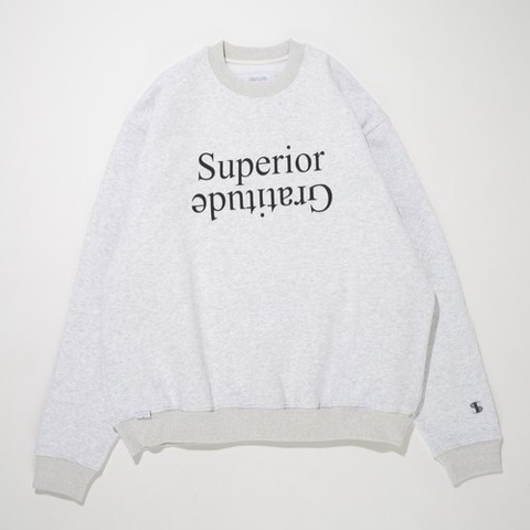 【SUPERTHANKS】Sperior Gratitude sweat crew-neck