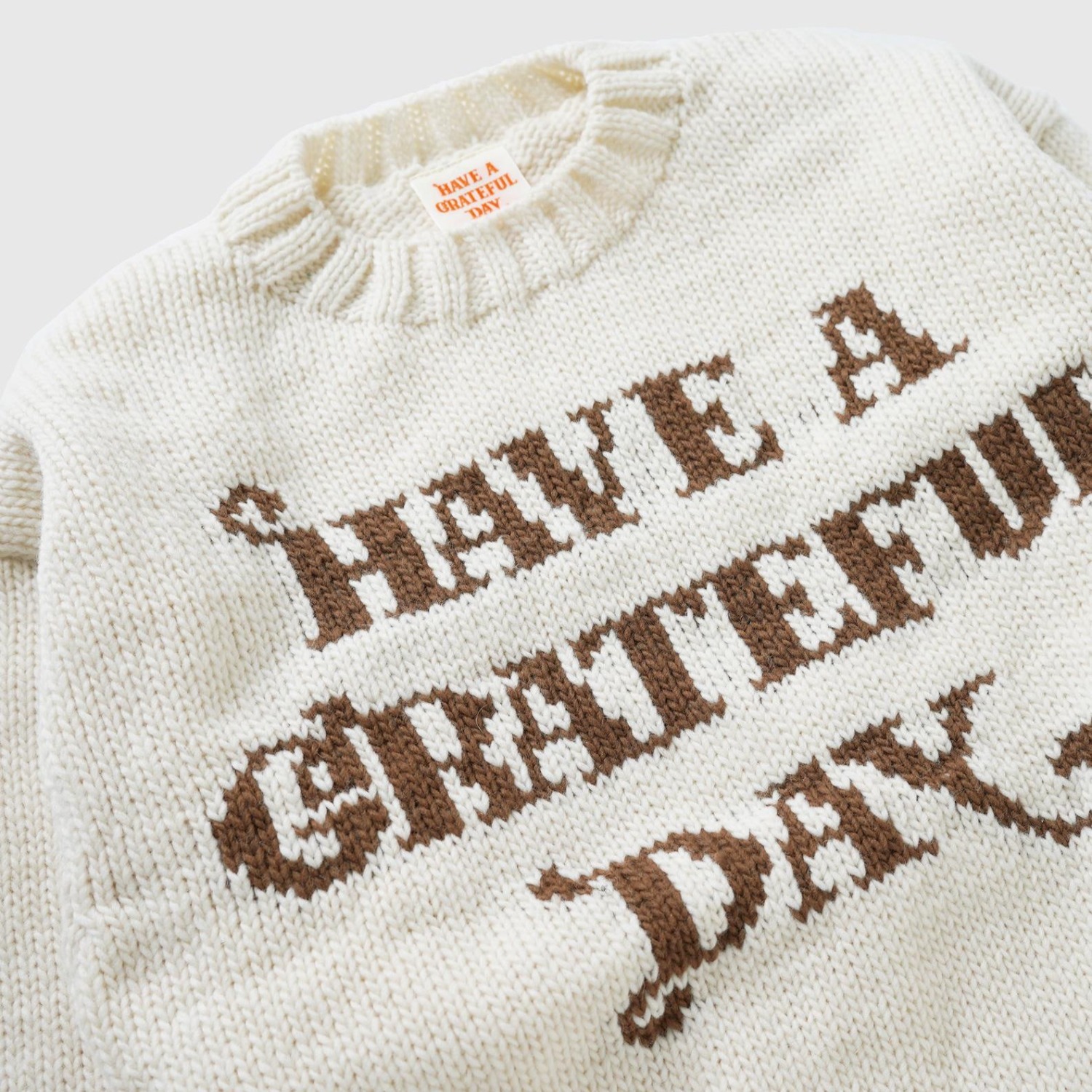【HAVE A GRATEFUL DAY】KNIT CREW