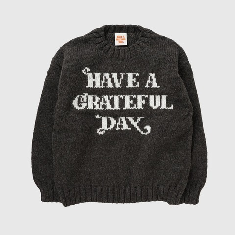 【HAVE A GRATEFUL DAY】KNIT CREW