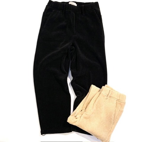 【LiSS】FAKE CORDUROY WIDE PANTS