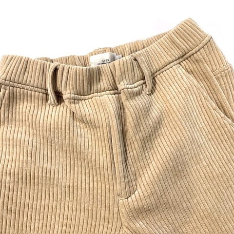 【LiSS】FAKE CORDUROY WIDE PANTS