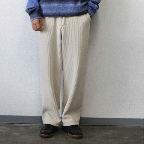 【LiSS】FAKE CORDUROY WIDE PANTS