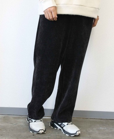 【LiSS】FAKE CORDUROY WIDE PANTS