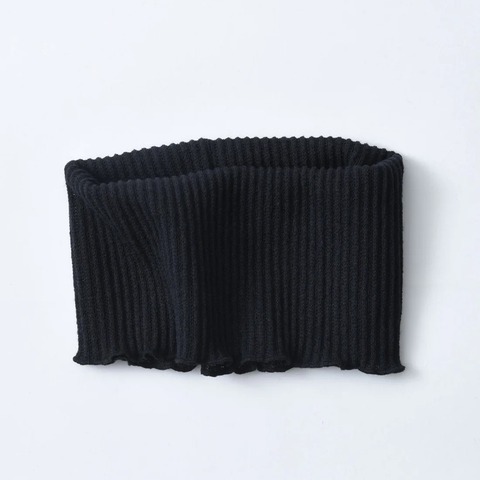 【THE】TURTLE NECKWARMER リブニット