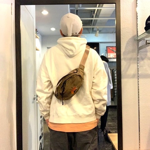 【SOBER IS OVER!】ORANGE LOGO WAIST BAG