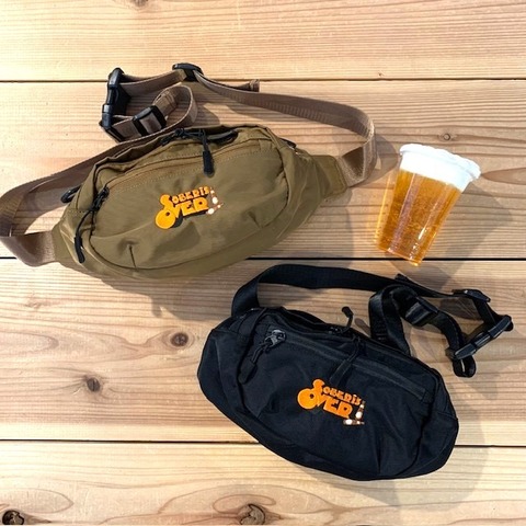 【SOBER IS OVER!】ORANGE LOGO WAIST BAG