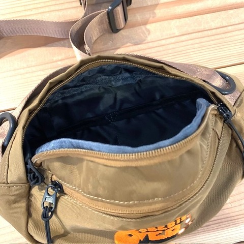 【SOBER IS OVER!】ORANGE LOGO WAIST BAG