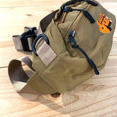 【SOBER IS OVER!】ORANGE LOGO WAIST BAG