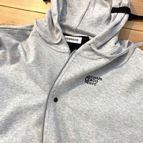 【CHARI＆CO】VENTILATED ZIPUP HOODIE SWEATS