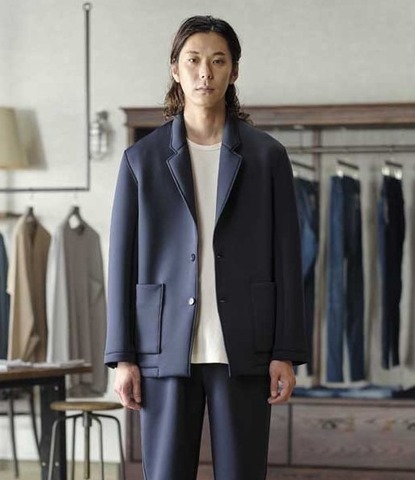 【CURLY＆Co.】SMOOTH DOUBLE-KNIT JACKET