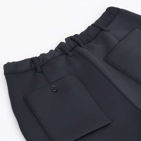 【CURLY＆Co.】SMOOTH DOUBLE-KNIT TROUSERS