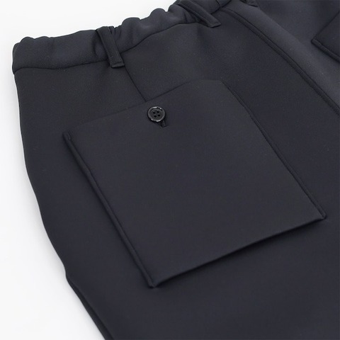 【CURLY＆Co.】SMOOTH DOUBLE-KNIT TROUSERS