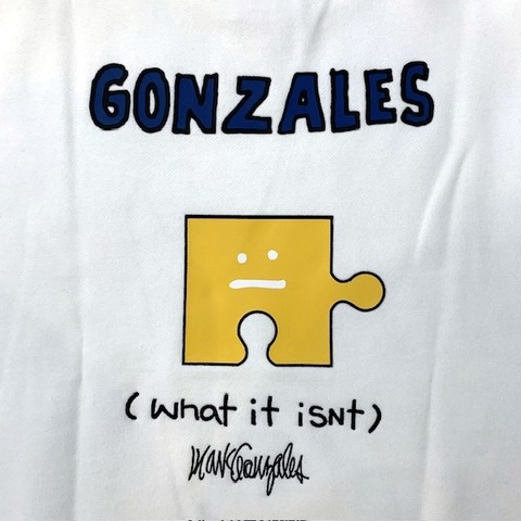 【SALE30％OFF★(What it isNt) ART BY MARK GONZALES】パズルアート裏起毛トレーナー