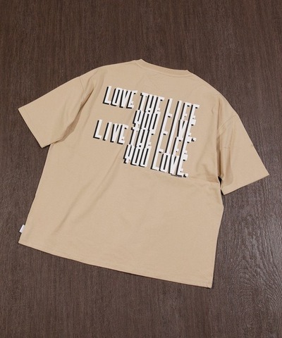 【SUPERTHANKS】LOVE THE LIFE…バックプリントTシャツ