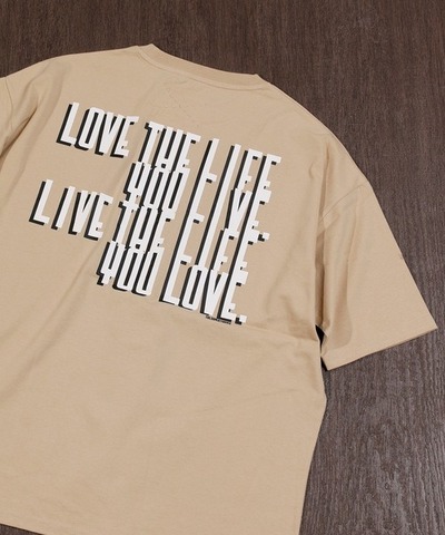 【SUPERTHANKS】LOVE THE LIFE…バックプリントTシャツ