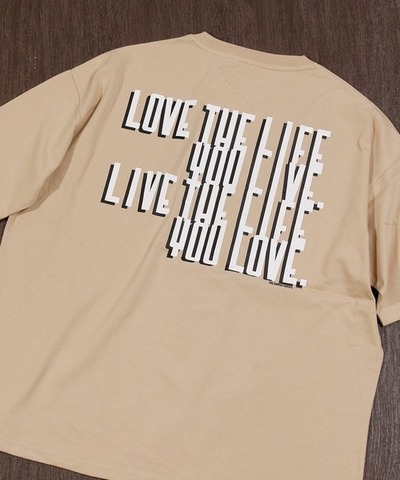 【SUPERTHANKS】LOVE THE LIFE…バックプリントTシャツ