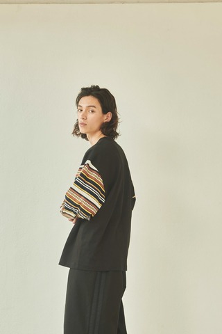 【Kelen】CRAZY BODER WIDE TOP / WEI