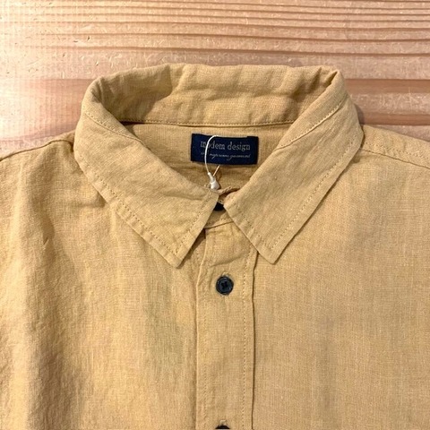 【MODEM DESIGN】LINEN MIX WIDE SHIRTS