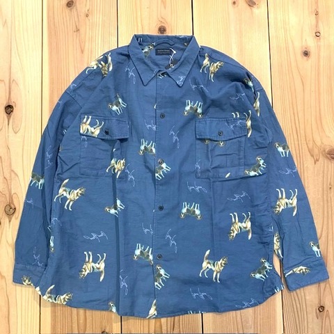 【MODEM DESIGN】DOG PRINT SHIRTS