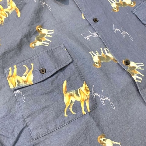 【MODEM DESIGN】DOG PRINT SHIRTS