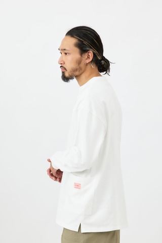 【BIG MIKE】US COTTON 10oz  W POCKET L/S TEE