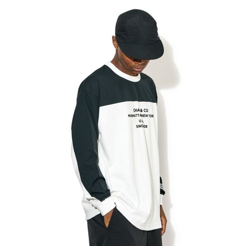 【CHARI＆CO】LOCATION LOGO MOTO L/S COOLER TEE