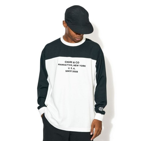 【CHARI＆CO】LOCATION LOGO MOTO L/S COOLER TEE