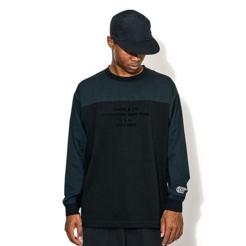 【CHARI＆CO】LOCATION LOGO MOTO L/S COOLER TEE