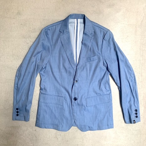 【LiSS】CHAMBRAY STRETCH TAILORED JKT