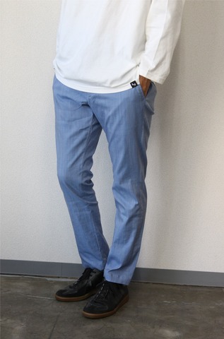 【LiSS】CHAMBRAY STRETCH SLACKS PANTS