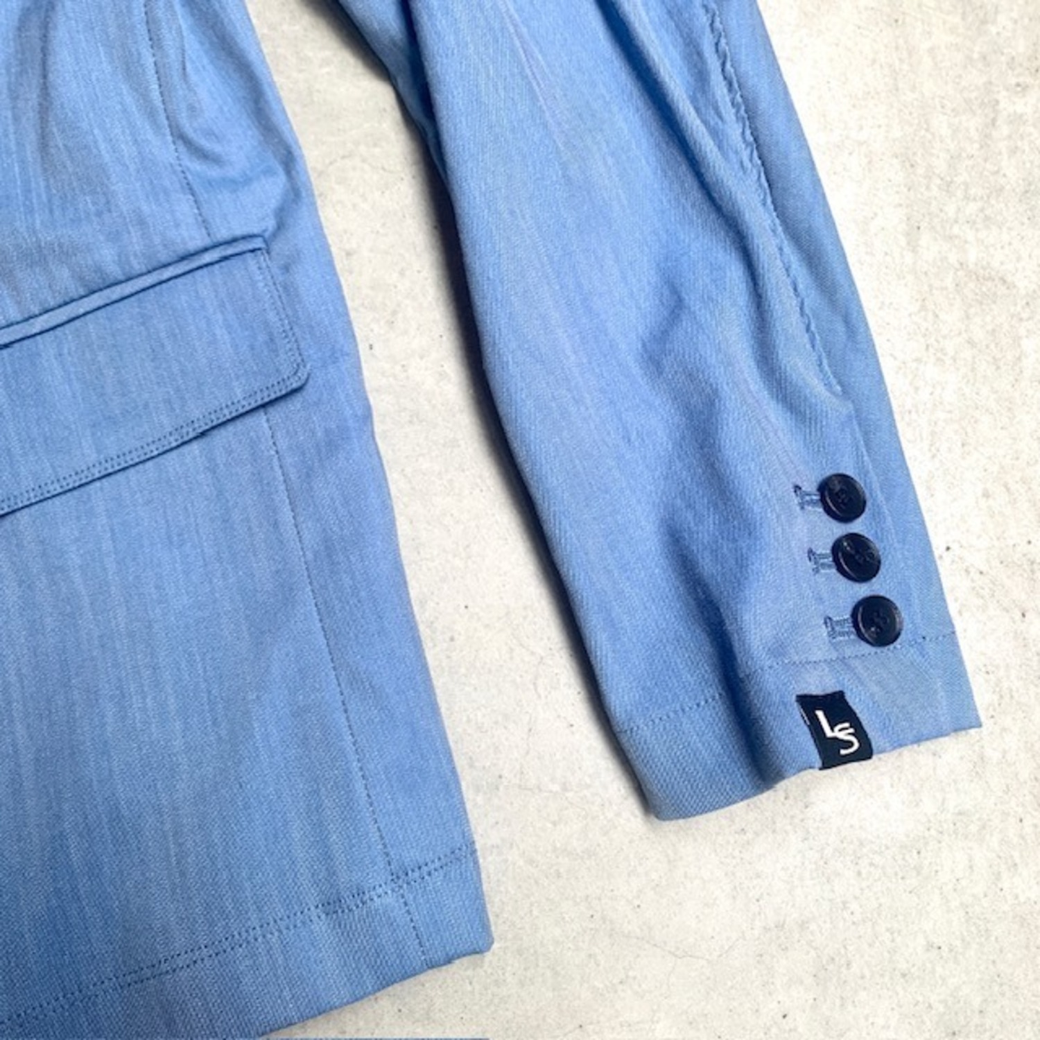 【LiSS】CHAMBRAY STRETCH TAILORED JKT