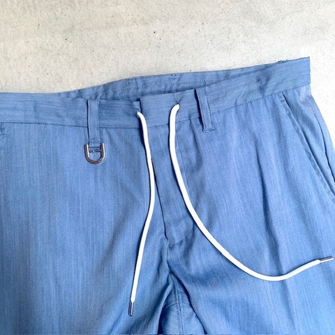 【LiSS】CHAMBRAY STRETCH SLACKS PANTS