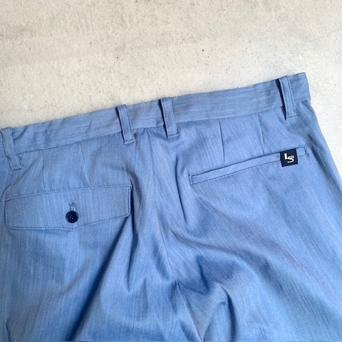 【LiSS】CHAMBRAY STRETCH SLACKS PANTS