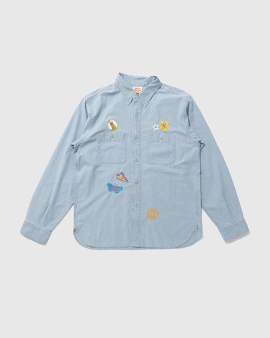 【HAVE A GRATEFUL DAY】EMBROIDERY SHIRT