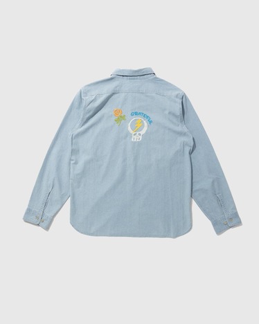 【HAVE A GRATEFUL DAY】EMBROIDERY SHIRT