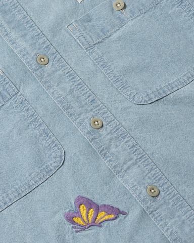 【HAVE A GRATEFUL DAY】EMBROIDERY SHIRT