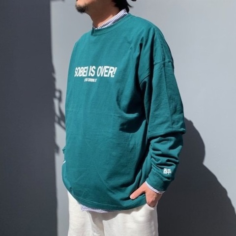 【SOBER IS OVER!】SIGN LOGO WIDE L/S TEE