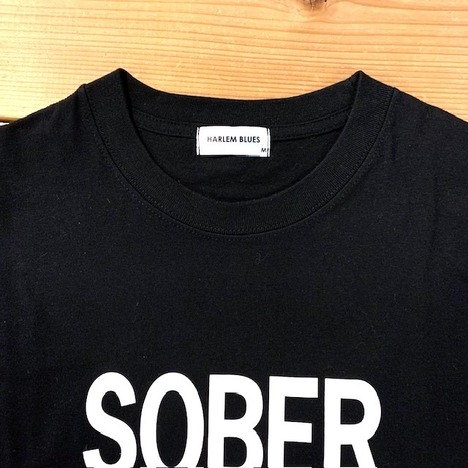 【SOBER IS OVER!】POSTER LOGO WIDE L/S TEE
