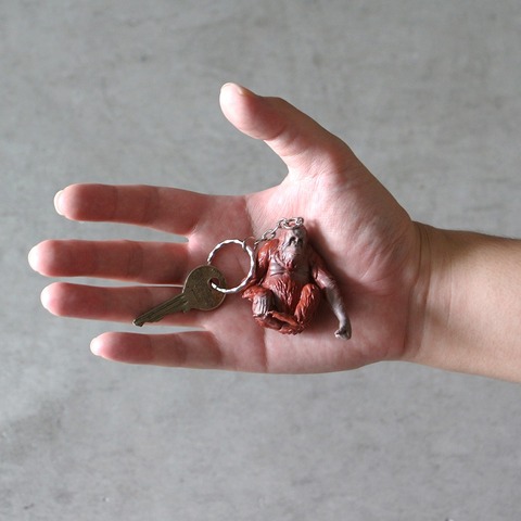 【Science and Nature】Animal Keyring “Orangutan”