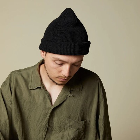 【CPH】CUFF KNIT CAP / STRAW YARN