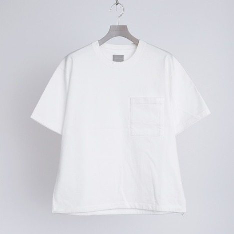 【CURLY＆Co.】DRAWSTRING HEAVY PLATING S/S TEE