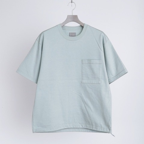 【CURLY＆Co.】DRAWSTRING HEAVY PLATING S/S TEE