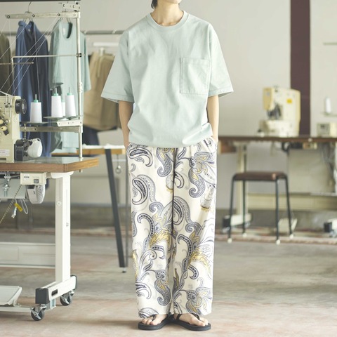 【CURLY＆Co.】DRAWSTRING HEAVY PLATING S/S TEE