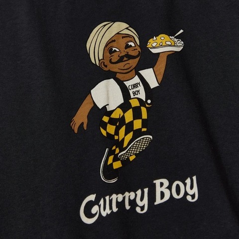 【FREE RAGE】”Curry Boy vol.2” リサイクルコットンTee