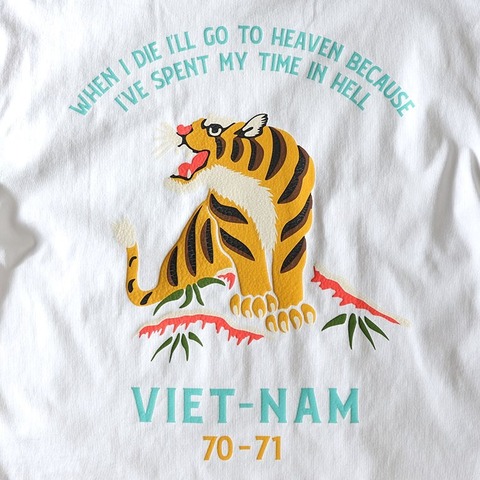 【HOUSTON】RECYCLE US COTTON PRINT TEE(VIETNAM)